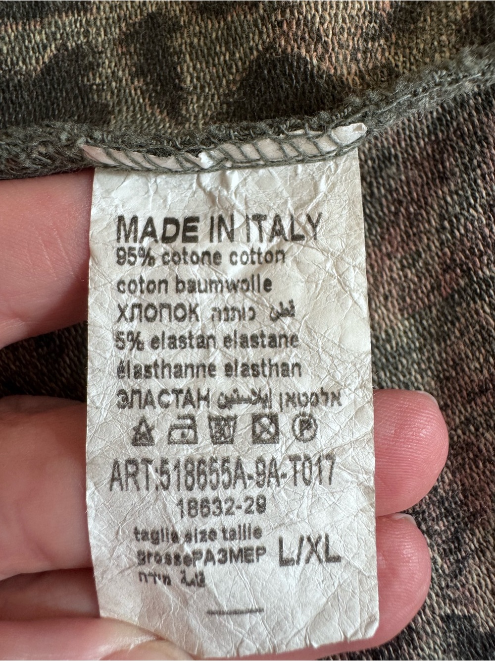 Boutique Made In Italy Military-Style Olive Green Women’s Coat - Picture 4 of 11